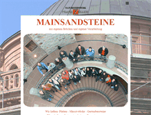 Tablet Screenshot of mainsandstein.de